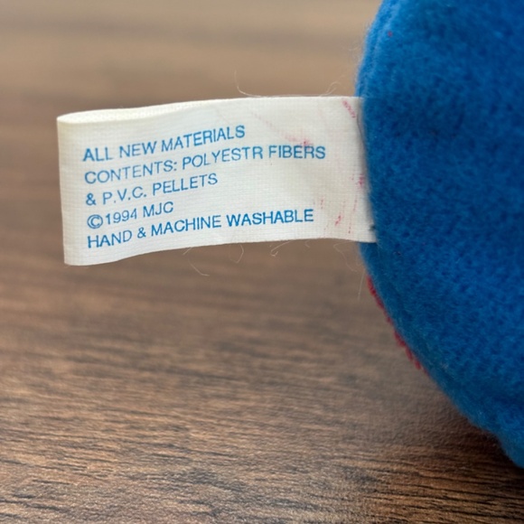 NWT Vintage Puffkins PATCHES Scarecrow 1994 Beanie Plush Stuffed Animal NEW - Picture 7 of 9